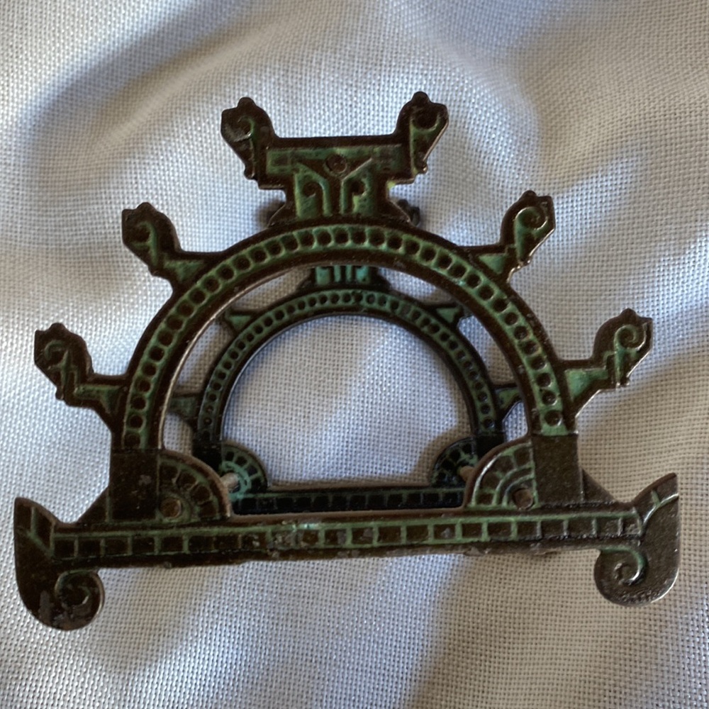 Vintage Cast Iron Pen Holder
